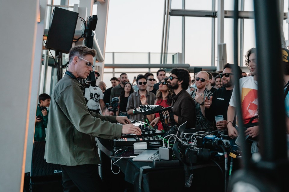 DJ Joris Voorn performing at a concert.