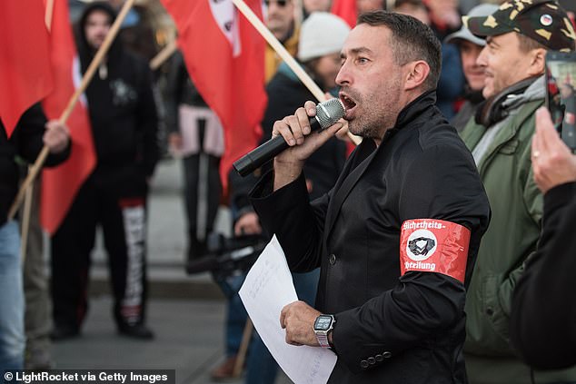 Liebich is considered by German domestic intelligence services as a 'right-wing extremist'