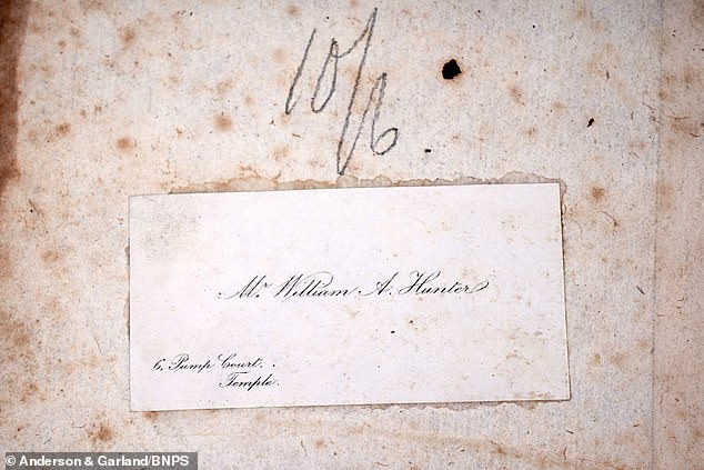 This copy has a bookplate showing it was owned by William A Hunter, a distinguished Scottish jurist and Liberal politician