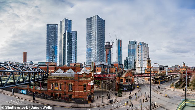 Manchster's city centre, which accommodated an estimated 300 residents as recently as 40 years ago, now has a population of 100,000 thanks to a development boom which has seen the skyline change out of all recognition