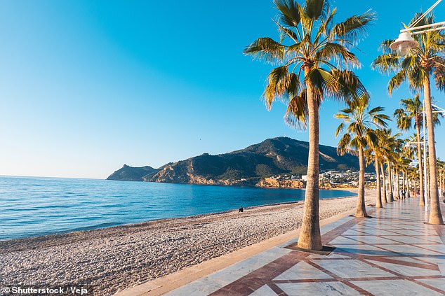 Spain, where over-tourism protests have been taking place all year, is down in popularity by 9% amongst British tourists - but is still our favourite for a last-minute getaway (Pictured: Albir town in Alicante)