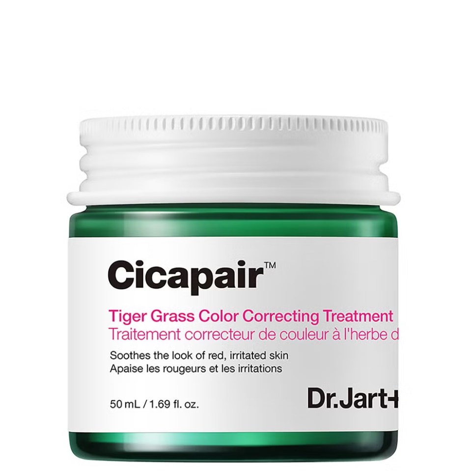 Dr. Jart+ Cicapair Tiger Grass Color Correcting Treatment jar.