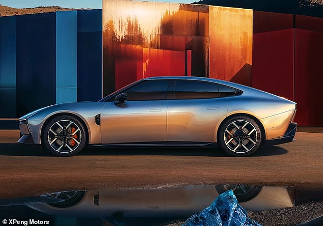This five-seat saloon model will be quick too, accelerating from rest to 62mph in 3 seconds and with an electronically limited top speed of 143mph