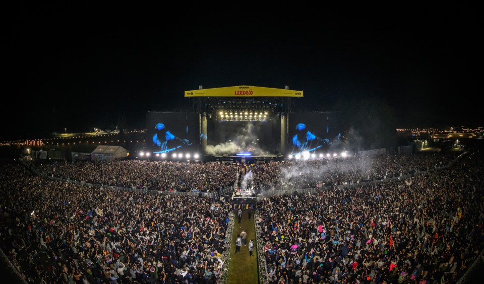 Fred Again headlining at Leeds Festival.