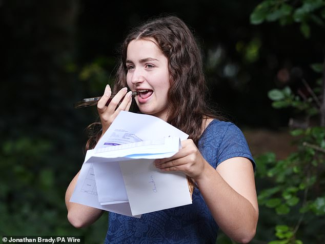 Celebrations for Claudia Parry-Jones, 15, at Putney High School in London