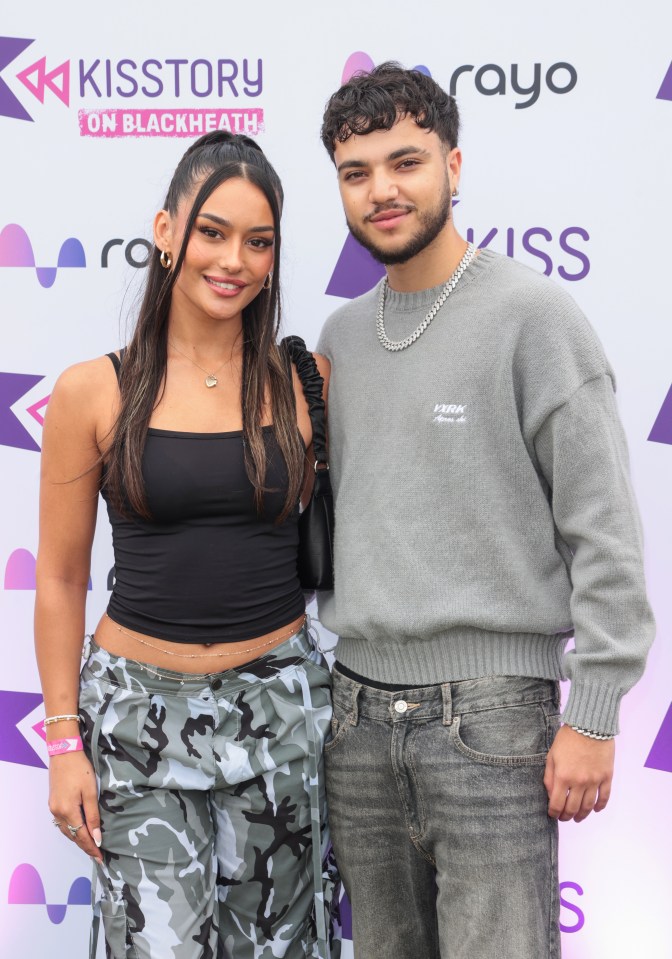 Jasmine Orr and Junior Andre at the Kisstory on Blackheath music festival.