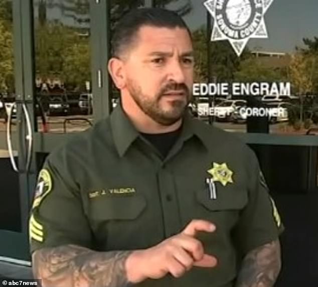 Sergeant Juan Valencia told local reporters they received video footage of the alleged murder which depicted the suspect smothering his elderly father-in-law
