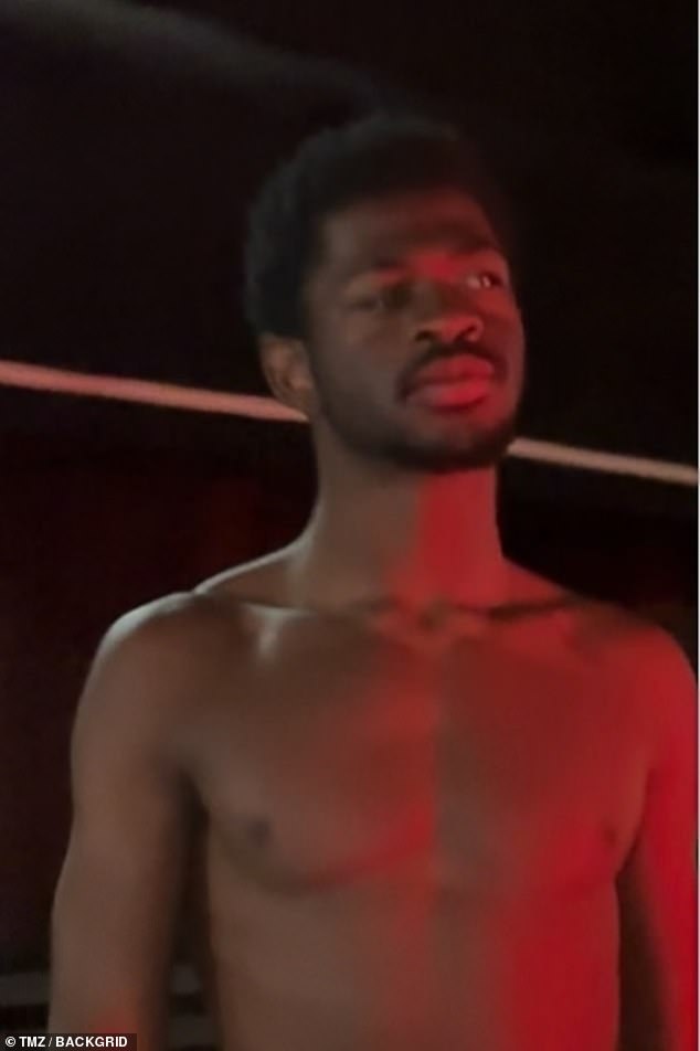 In footage of the scene captured by a driver and obtained by TMZ, Lil Nas X sings, talks repeatedly about a party, strikes poses, and asks the cameraperson for their phone