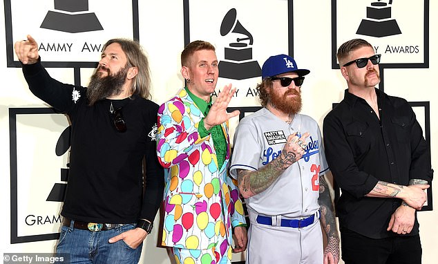 Mastodon - which forged ferocious metal, progressive wizardry and sludge rock tendencies - earned six Grammy Award nominations, winning one in 2017 for best metal performance for Sultan's Curse from the album Emperor of Sand - pictured 2015