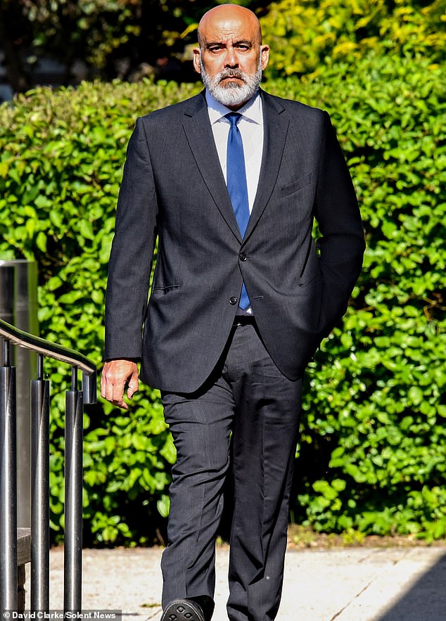 Mansoor Khan, pictured, who was found with more than 100 'abhorrent and perverted' images of children on his mobile avoided jail, at a sentencing in 2023