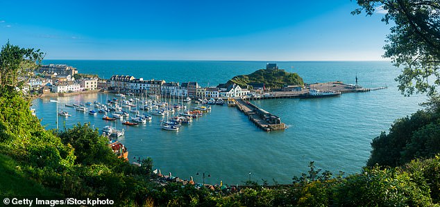 A Marine Accident Investigation Board inquiry said the boat encountered a high wave as it left the Ilfracombe harbour (pictured), which caused it to slam into an oncoming wave