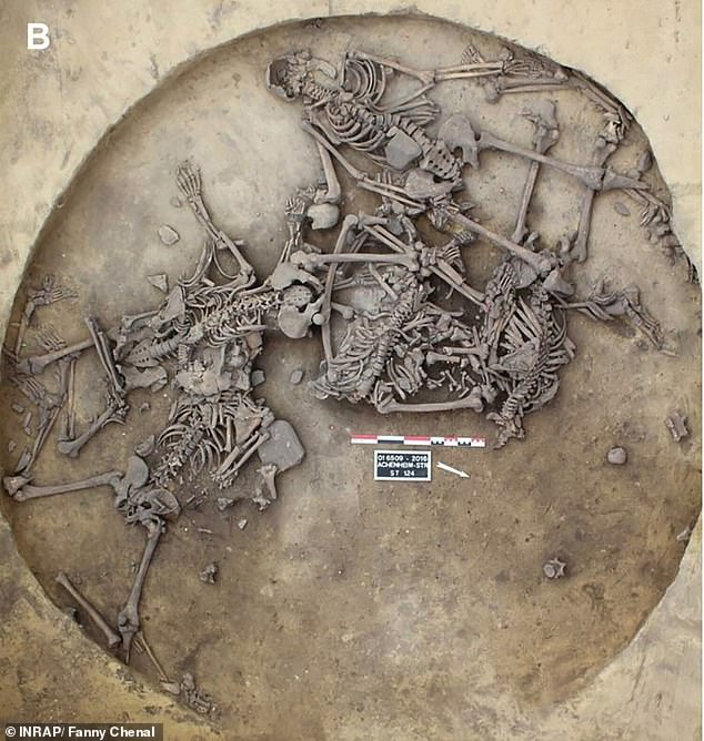 However, rather than kill their enemies, 'victory' celebrations were held where researchers say invaders were tortured and mutilated