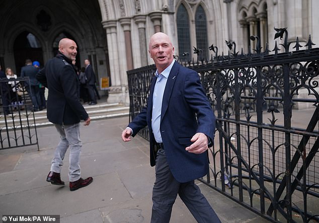 Legal bills and the loss of Lucy's childminding income have left her husband Ray (pictured), a former Conservative councillor, in thousands of pounds of debt