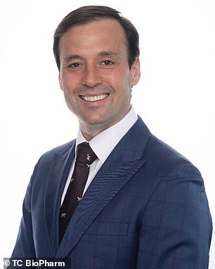 Bryan Kobel (pictured), 45, was rushed to hospital with a concussion and a deep head wound that required seven staples