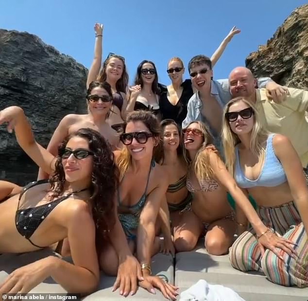 The actress, 28, who played Amy Winehouse in the 2024 biopic, looked sensational as she slipped into a skimpy bikini before dancing the night away at a music festival on the island