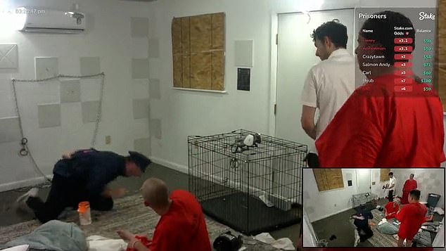 The experience involved challenges and tasks that the participants had to complete in order to 'escape' the virtual prison