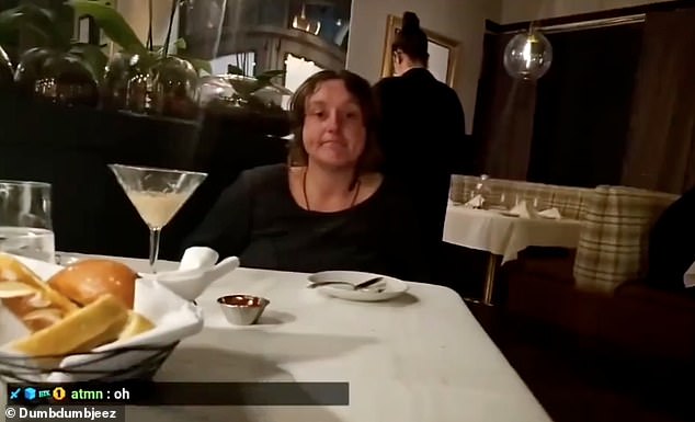 The streamer left the allegedly homeless woman with a bill of £56, but claimed the cruel stunt was part of a competition