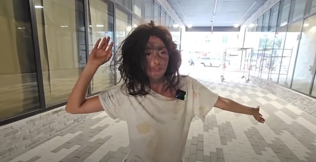 In one video, the 26-year-old, who has over 33,000 followers on Kick and more than 5.8million on YouTube, threatens to soil a public swimming pool before mocking the homeless population