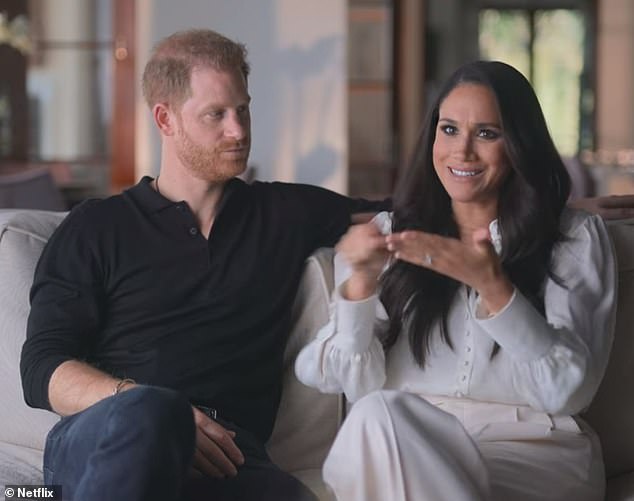 Netflix said Harry & Meghan, which came out in 2022, was a huge success with a total of 23.4million views, making it the most viewed documentary ever through its first four days