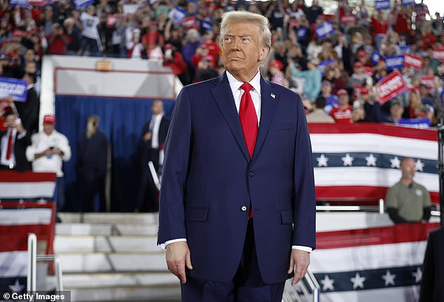 Ellen and Portia said goodbye to the US and moved to the UK 'for good' earlier this year, which she has confirmed was in response to the election of President Donald Trump (pictured)