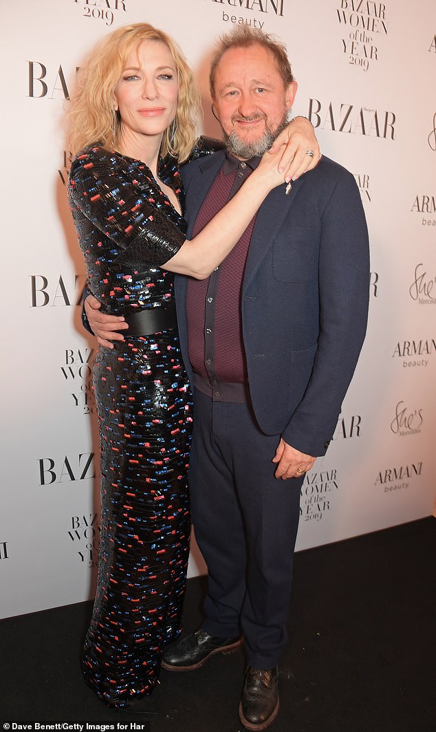 Cate is parents to four children with her husband Andrew Upton (seen together in London, 2019): Dashiell, 23, Roman, 21, Ignatius, 17, and Edith, ten