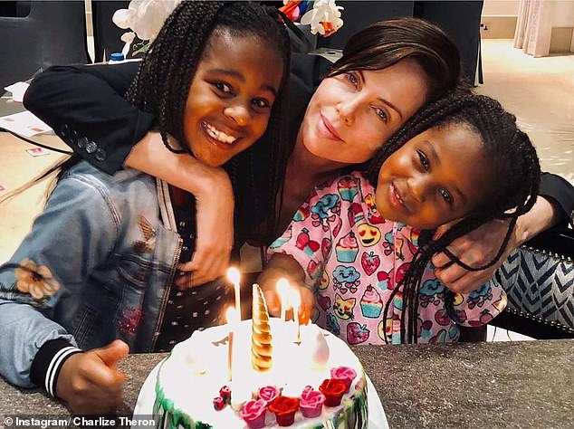 The actress previously told Jimmy Kimmel that her children (pictured) have little respect for her career