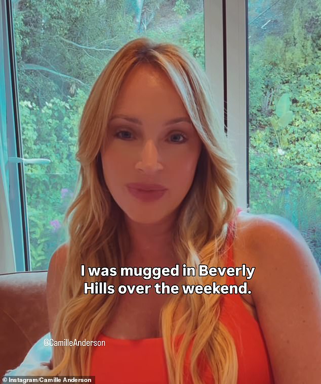 In a post to her Instagram account on Wednesday, she urged anyone in the area to be on alert
