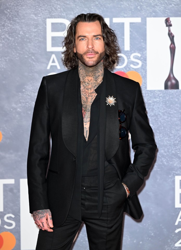 Pete Wicks at the BRIT Awards.