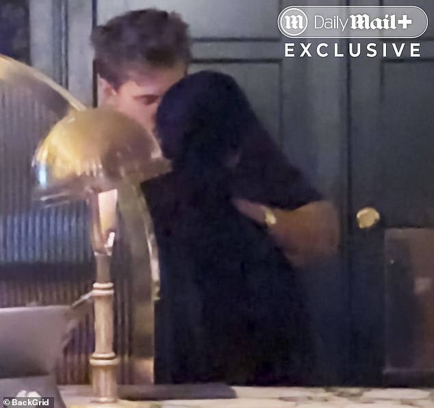 The Caught Stealing co-stars were seen drinking, hugging and leaning in close to one another after their film's premiere