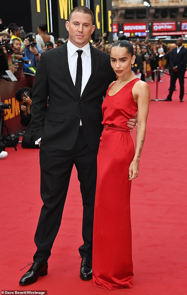 Kravitz split from fiance Channing Tatum, 45, in October 2024 (pictured August 2024)