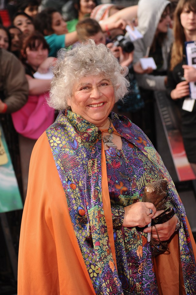 Miriam Margolyes at the premiere of Harry Potter and the Deathly Hallows – Part 2.