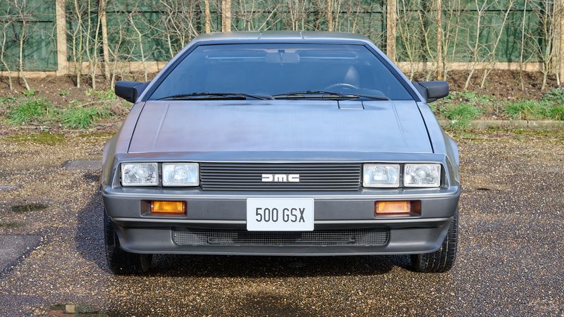 1981 DeLorean DMC-12 car.