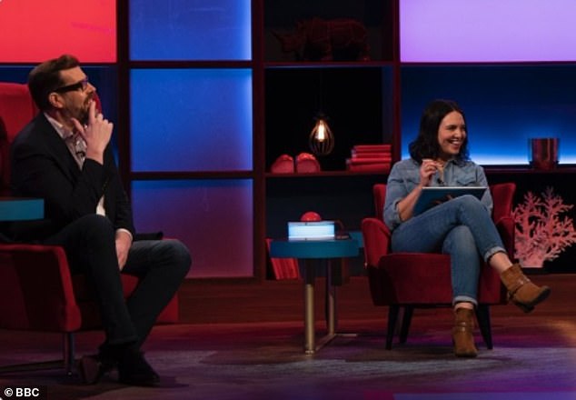 Osman, 54, and Oliver, 48, met when she appeared as a guest on his show, House Of Games (pictured)