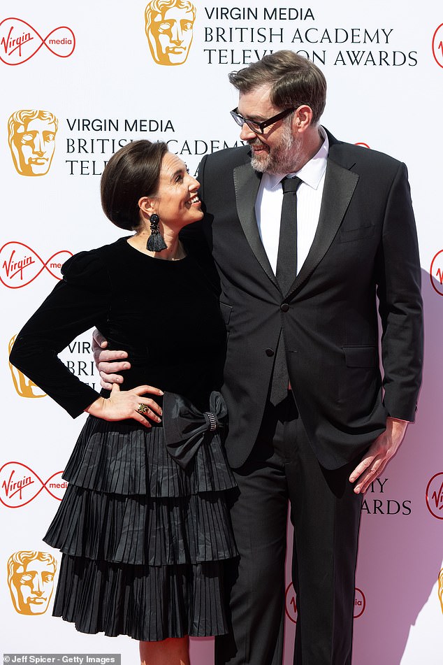Ingrid Oliver and Richard Osman attend the Virgin Media British Academy Television Awards at The Royal Festival Hall in 2022