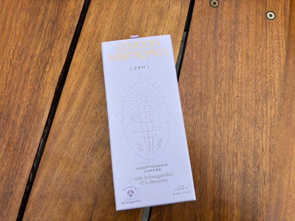 London Nootropics Zen adaptogenic coffee box.