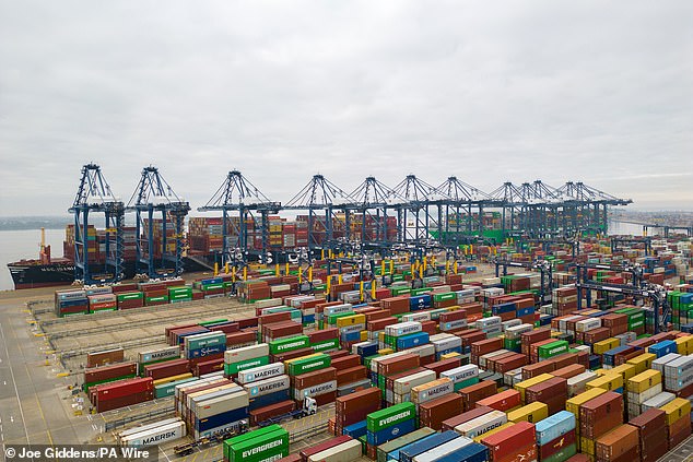 Felixstowe in Suffolk is the UK's largest and busiest container port