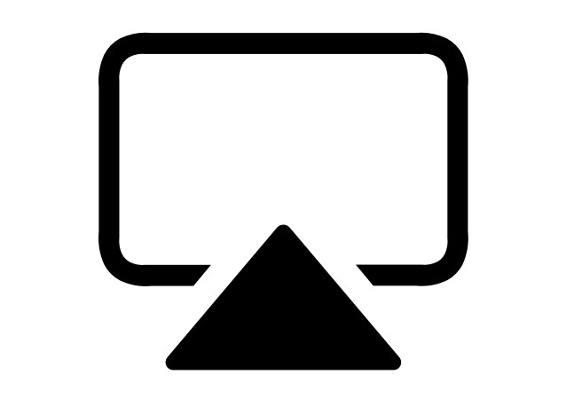 Airplay icon.