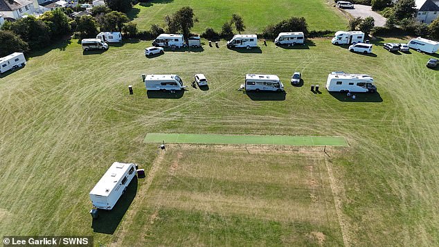After breaking into the ground, £50,000 worth of damage is believed to have been caused