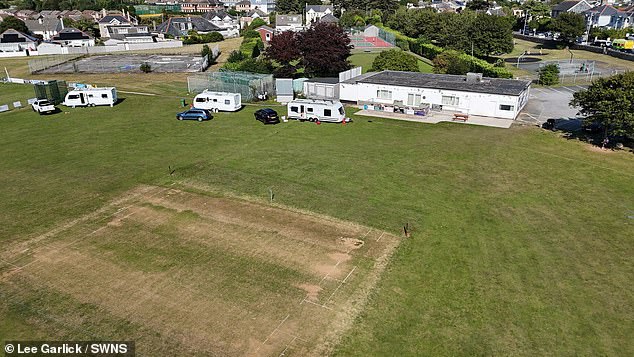 There were also claims of local residents being intimidated by the travellers during their stay