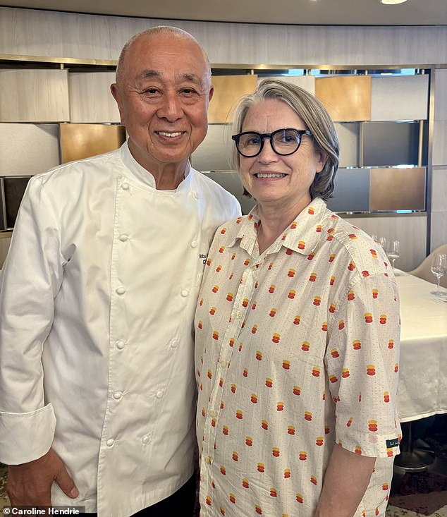 Eat your hearts out Posh and Becks, Brad Pitt and Taylor Swift: Caroline hangs out with Nobu