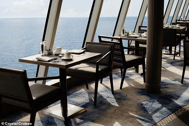 We can always find a table for al fresco lunches at the Marketplace buffet restaurant