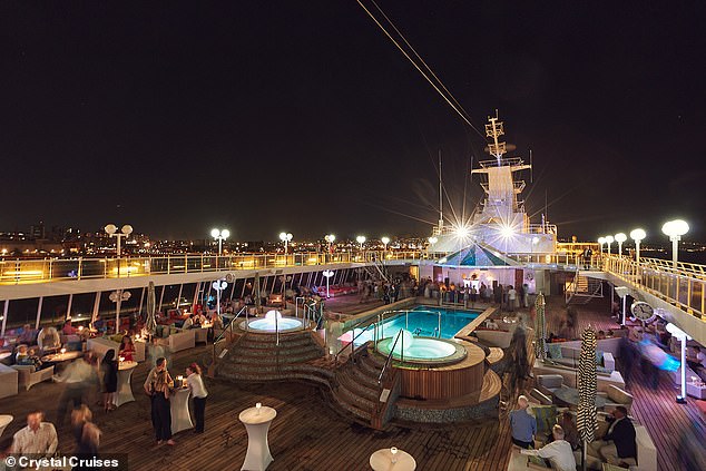 With superb service, fine dining and the gentle pop of champagne corks from morning till night, on Crystal Serenity we are all A-listers at sea