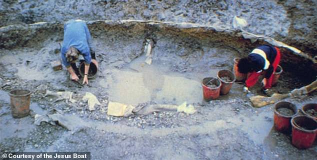 Teams worked quickly to remove the boat from the ground because the ancient wood, preserved in an anaerobic silt cocoon, crumbled when exposed to air
