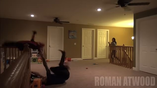 American YouTuber Roman Atwood landed in hot water with his wife after pretending to accidentally kill his child