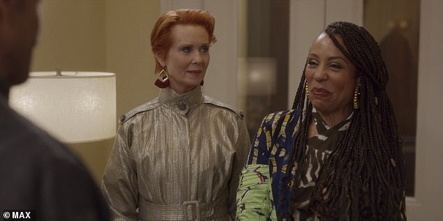The introduction of Black Columbia law professor, Dr Nya Wallace, played by Karen Pittman, as Miranda's tutor, sees the latter fumble their first meeting with gaffes ober Nya's braided hairdo and later attempts to be a 'white ally'