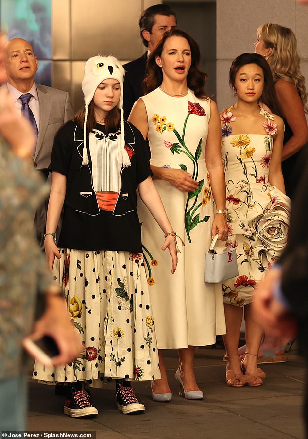 Charlotte is pictured with Rock and Lily in series one
