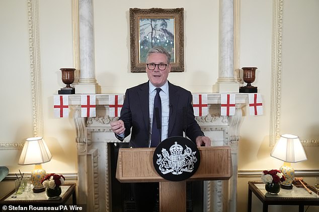 In a statement, Prime Minister Sir Keir Starmer said: 'I would like to thank Admiral Sir Tony Radakin for his dedicated service and exceptional advice and service to me as Prime Minister, I wish him every success in his future endeavours'
