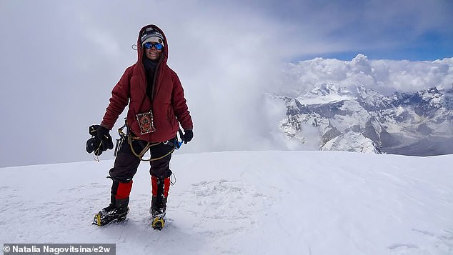 Today a final effort to climb to Nagovitsina was abandoned just 3,600ft below where Nagovitsina is stuck, with the weather set to worsen, as the team were ordered to return to base