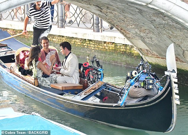 Cameras were strapped down to the gondola throughout the filming