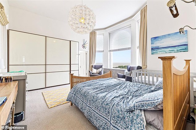 Pictured: One of the bedrooms in Angela Rayner's new home